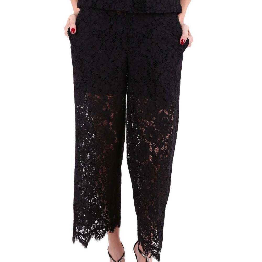 Black lace trousers by Twin-set Milano
